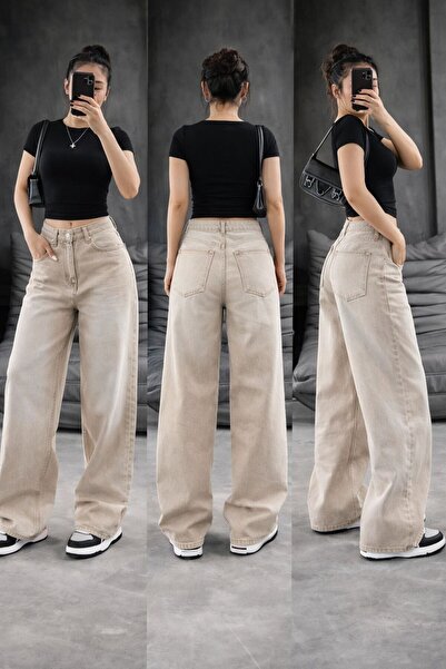 RockMore Y2K Baggy Pocket Jean Pantolon