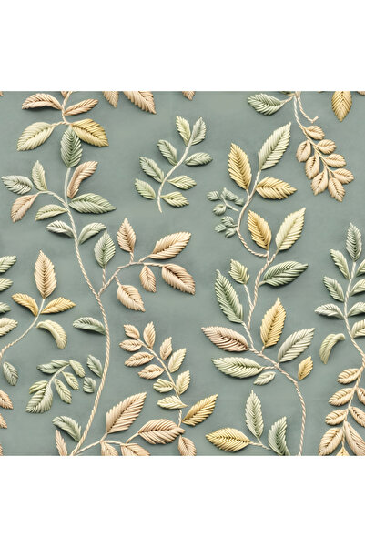 Novinqa Nakış Efektli Çiçek 32 Desenli Dijital Baskılı Kumaş