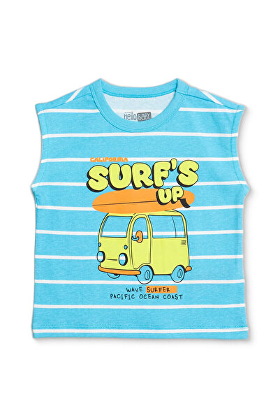 ebebek Hello Baby HelloBaby HelloBaby Erkek Bebek Atlet Tshirt Taşıtlar Bisik...