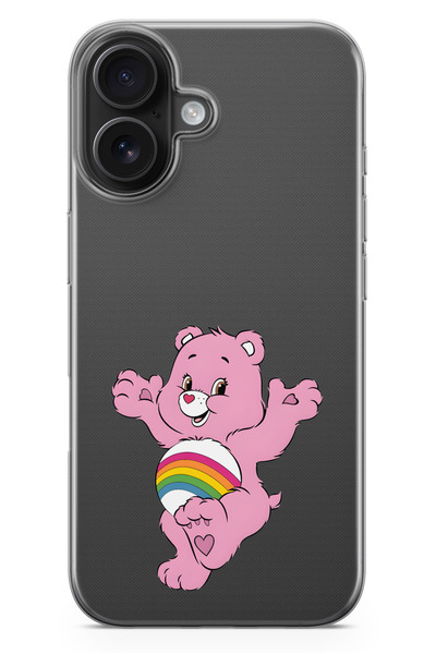 moonset Iphone 16 Uyumlu Baskılı Yumuşak Silikon Şeffaf Telefon Kılıfı