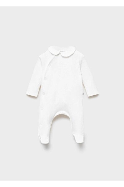 MANGO Baby Pamuklu bebek yaka body