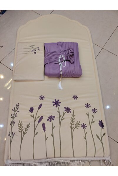 RZ سجاد صلاه اسفنج مطرز مع شرشف لبس مرد مطرز وراقي