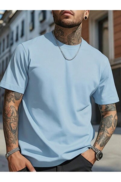 Mügerella 100% Cotton Large Size Oversize Fit Men's T-Shirt