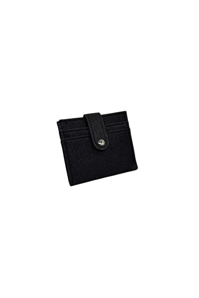 stravis Silvery Black Multi-Card Holder Wallet with Money Compartment