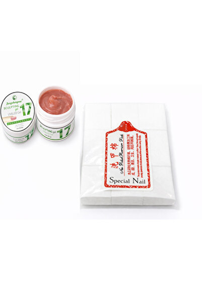 FSM Bengshangmei UV/LED Nail Builder Gel No. 17 + Nail Remover Wipes