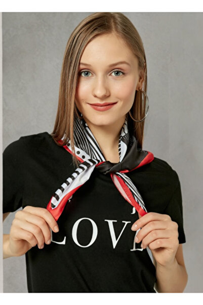 Mimoza Accessories Satin-Ethnic/Modern Patterned Scarf