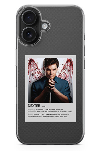 moonset Iphone 16 Uyumlu Baskılı Yumuşak Silikon Şeffaf Telefon Kılıfı