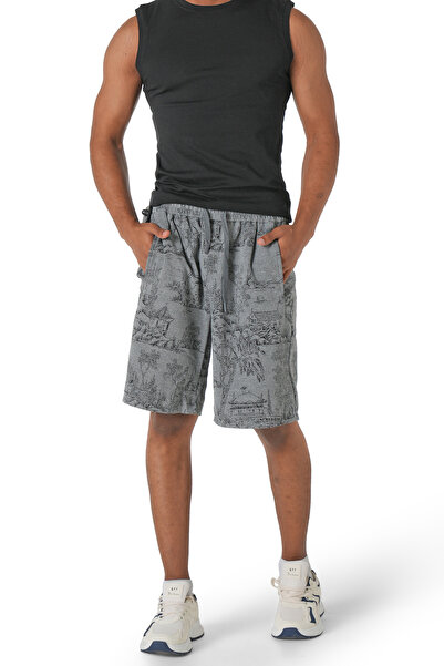 SilverStone Men's wide-leg everyday shorts with elastic waist