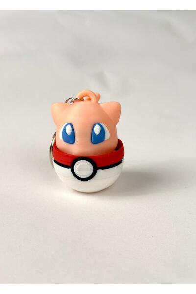 Colorinsane سلسلة مفاتيح ميو بوكيمون كليك ميكانيكية مع صوت