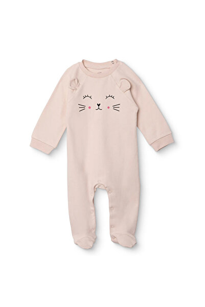 ebebek Hello Baby HelloBaby HelloBaby Kız Bebek Patikli Tulum Hayvan Baskılı ...