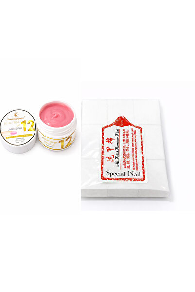 FSM Bengshangmei UV/LED Nail Builder Gel No. 12 + Nail Remover Wipes