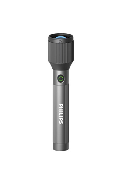 Philips Lanterna LED din aluminiu, 770 lm, 950 m, IP44, Reîncărcabilă prin USB-C