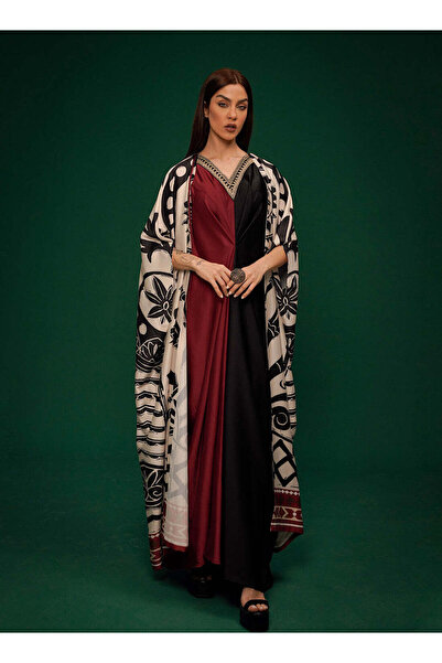 ECSTACY COUTURE Harf kaftan set