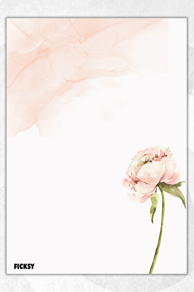 Ficksy دفتر ملاحظات A5 بدون خطوط - 50 ورقة - مذكرة - دفتر ملاحظات - ورق ملاحظات