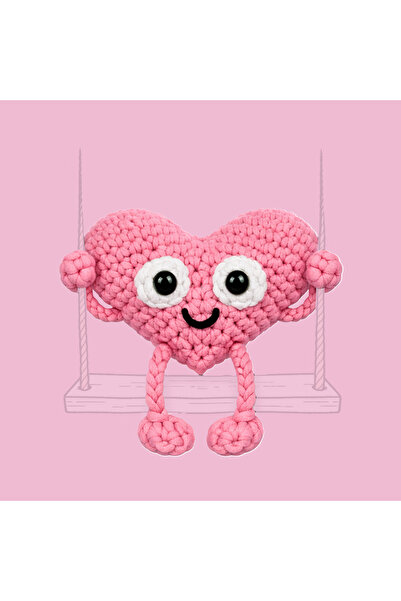 The Gookie Kalp Amigurumi Örgü Öğrenme Kiti | Videolu Tığ Işi Amigurumi Kalp ...