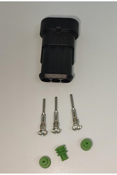 TE Connectivity Set conector cablu Superseal 1.5 tata mufa 3 pin 3 pini inclu...