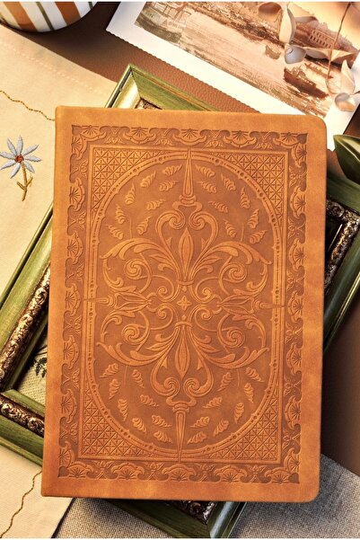 Nova Crafts Brown Bride Brown Embossed Leather Bound Gilded Notebook Gift 14*...