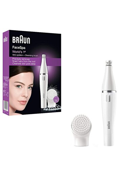 Braun Αποτριχωτική συσκευή προσώπου SE810 Face, 10 prinderi, perie curatare c...