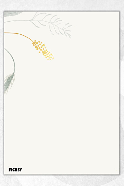 Ficksy A5 Floral Notepad Unlined Notebook - 50 Sheets - Memopad - Notepad - N...