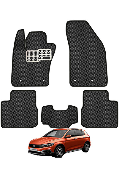 rebols Fiat Egea Cross Uyumlu Araca Özel Eva Oto Paspas Takımı