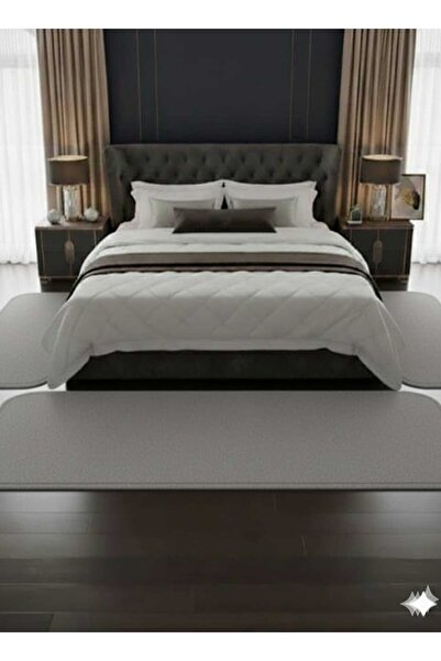 ALTUN CARPET Set modern de 3 covoare de pluș Taman, cu margini plate, antider...