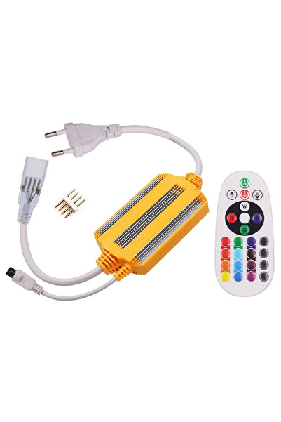 OEM Controller and remote control for flexible LED strip 10mm 230V RGB PS-3404