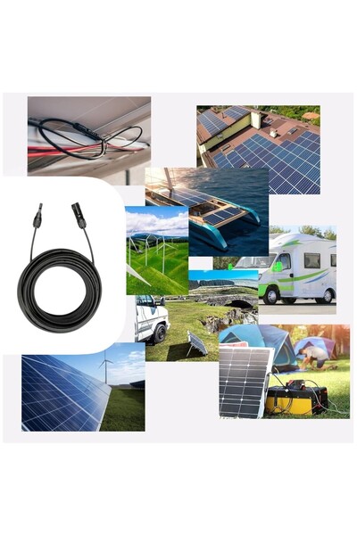 OEM 6mm solar conductor for photovoltaic panels, connector included, IP67 and...