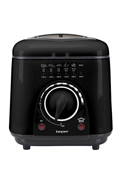 BEPER Friteuză electrică compactă, 1L, 190 ° C Temperatură reglabilă