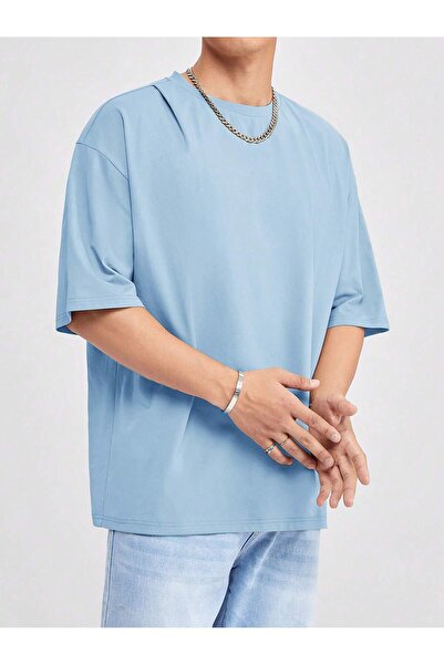 SPORTİVEA 100% Cotton Men's T-Shirt Oversize Fit T-Shirt