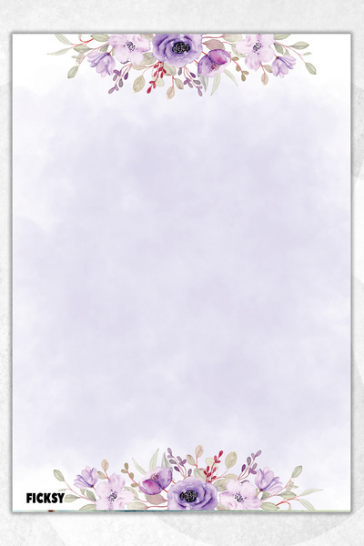 Ficksy دفتر ملاحظات A5 بدون خطوط - 50 ورقة - مذكرة - دفتر ملاحظات - ورق ملاحظات