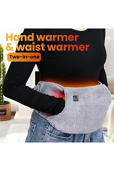 Generic Heating Waist Belt for Period Cramps with Hand Pockets, 3 Heat Levels...