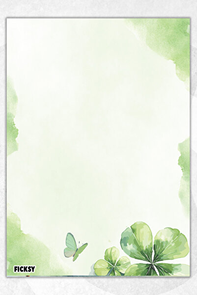 Ficksy دفتر ملاحظات A5 بدون خطوط - 50 ورقة - مذكرة - دفتر ملاحظات - ورق ملاحظات