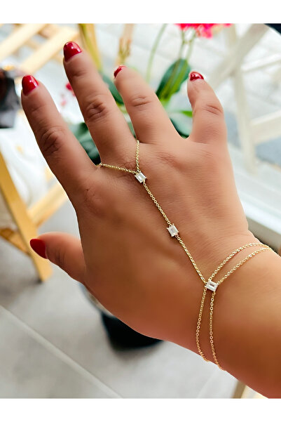 ACAR TAKI Special Series Baget Stone-Encorded, Double Chain Wraparound the An...