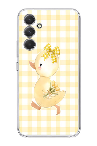 moonset Samsung Galaxy S25 Uyumlu Baskılı Yumuşak Silikon Şeffaf Telefon Kılıfı