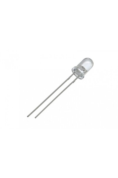 OPTOSUPPLY LED 5mm 12V lumina portocalie 2180-3000mcd 30grade frontal convex ...