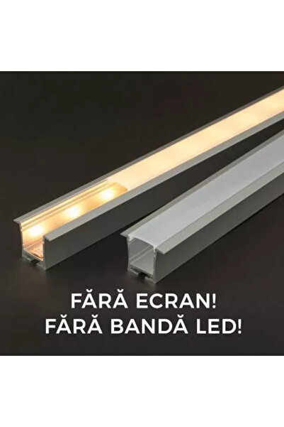 Phenom Profil aluminiu pentru benzi LED 35x28mm 1m
