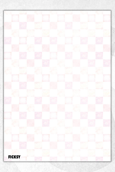 Ficksy دفتر ملاحظات A5 بدون خطوط - 50 ورقة - مذكرة - دفتر ملاحظات - ورق ملاحظات