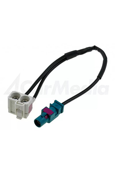 4CarMedia Cablu adaptor antena auto Fakra mufa tata - 2x Fakra soclu mama 0.2...