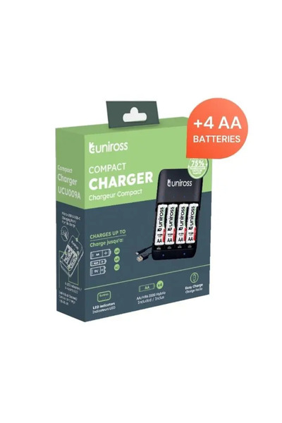 Uniross Incarcator Ni-MH AA /AAA /9V UCU009A + 4x AA 2100mAh
