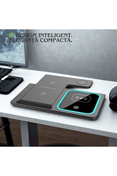 BMSIFY Încărcător wireless 3 în 1