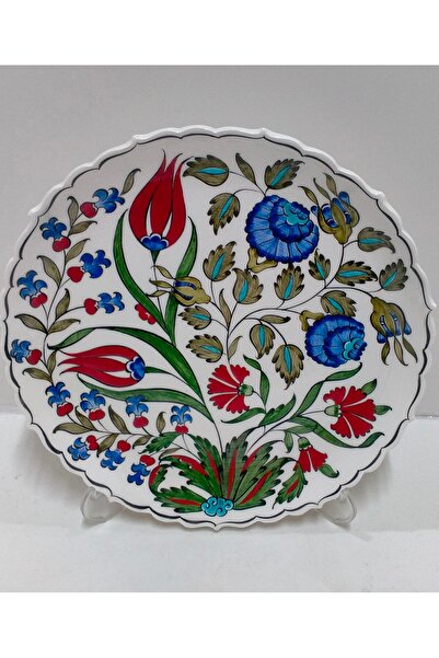 Home İznik SiriuS çini 25 cm çapında Dekoratif çini tabak