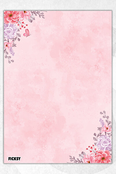 Ficksy دفتر ملاحظات A5 بدون خطوط - 50 ورقة - مذكرة - دفتر ملاحظات - ورق ملاحظات