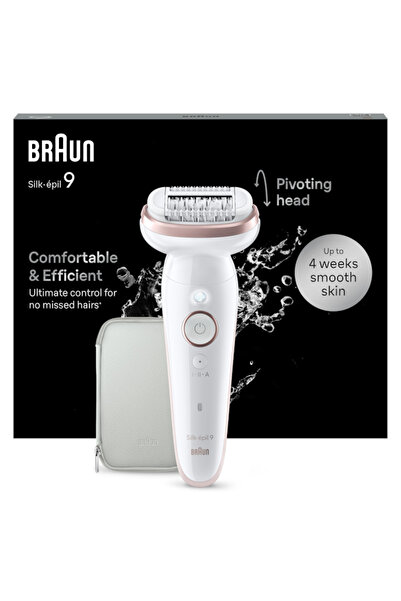 Braun Αποτριχωτική συσκευή Silk-épil 9 9-000 Wet & Dry, MicroGrip, Smart Ligh...