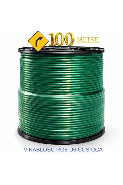 KONDEL AYDINLATMA 100 METRE RG6-U6 TV Kablosu – Yüksek Kaliteli Anten & Uydu ...