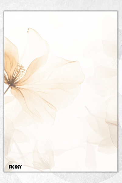 Ficksy A5 Floral Notepad Unlined Notebook - 50 Sheets - Memopad - Notepad - N...