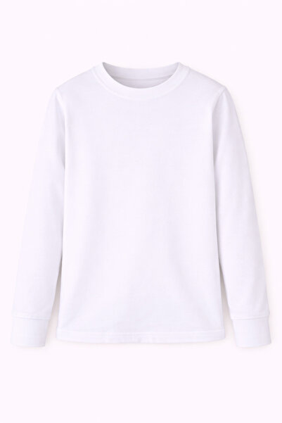 OEM Bluza scoala/sport cu maneca scurta, BAIETI, ALB