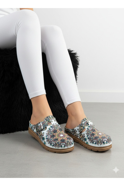 uway Γυναικείες παντόφλες για το σπίτι με κλειστό μπροστινό μέρος και ρυθμιζό...