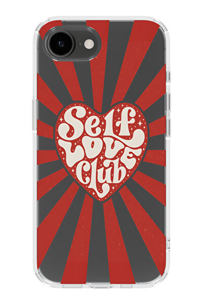 moonset Iphone 16E Uyumlu Baskılı Yumuşak Silikon Şeffaf Telefon Kılıfı