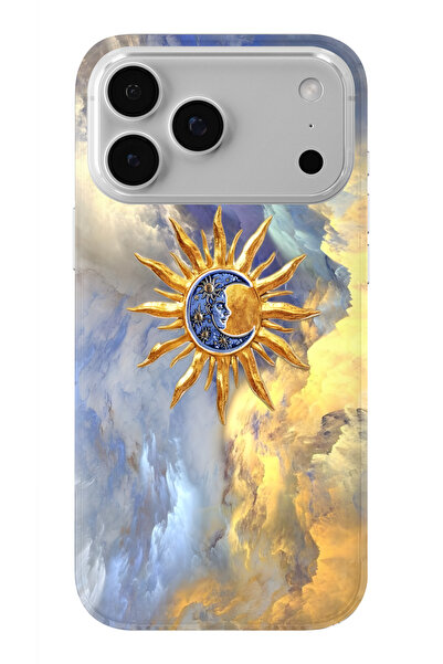 moonset Iphone 17 Pro Uyumlu Baskılı Yumuşak Silikon Şeffaf Telefon Kılıfı