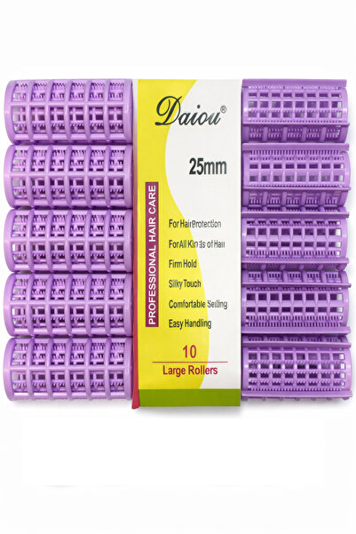 OEM Bigudiuri Profesionale pentru Păr Daiou, 25 mm, Set 10 Bucăți